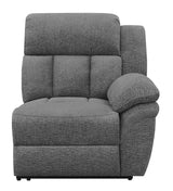 Bahrain Modular Sectional RAF Recliner Charcoal