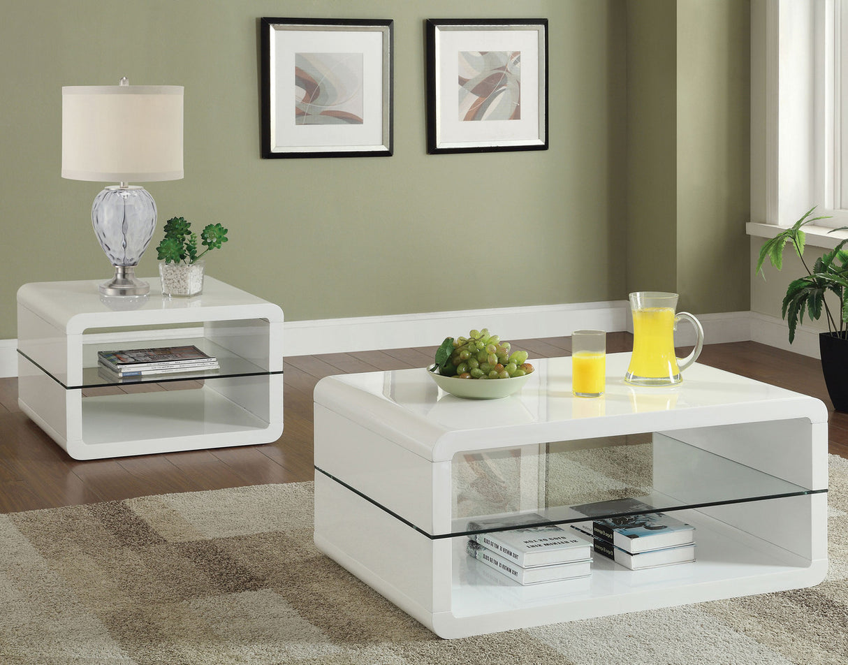 Modern White Coffee Table