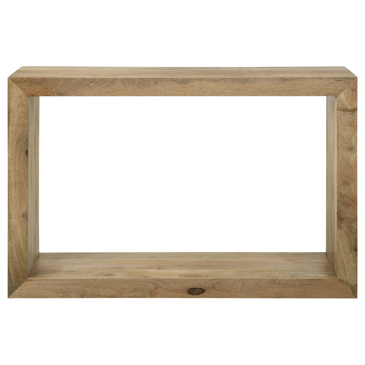 Benton Rectangular Solid Wood Sofa Table Natural