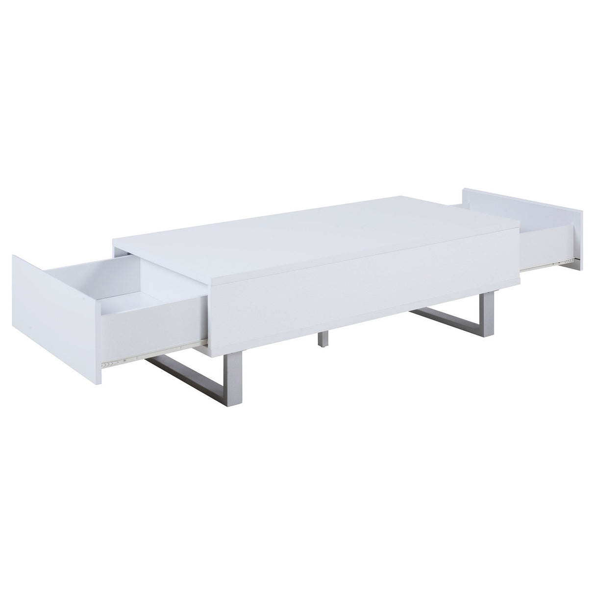 Atchison 2-drawer Coffee Table High Glossy White