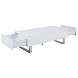 Atchison 2-drawer Coffee Table High Glossy White