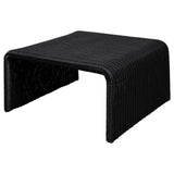 Cahya Woven Rattan Sqaure Coffee Table Black