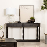 Meredith 2-drawer Sofa Table Coffee Bean