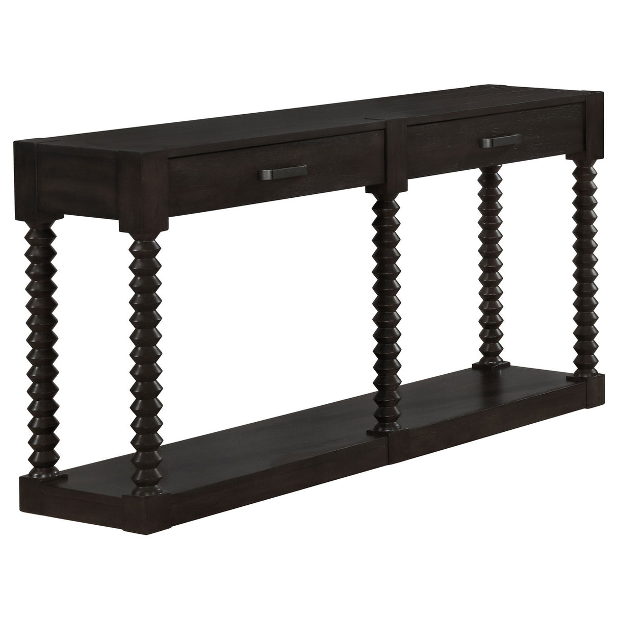 Meredith 2-drawer Sofa Table Coffee Bean