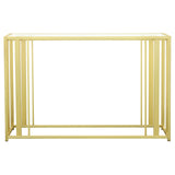 Adri Metal Frame Sofa Table Matte Brass