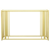 Adri Metal Frame Sofa Table Matte Brass