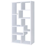 Theo 10-shelf Bookcase White