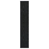 Linbrook 10-shelf Bookcase Black Oak