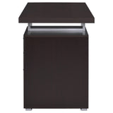 Brennan 3-drawer Office Desk Cappuccino