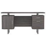 Lawtey Floating Top Office Desk Weathered Grey