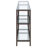 Kate 2-tier Bookcase Black Nickel