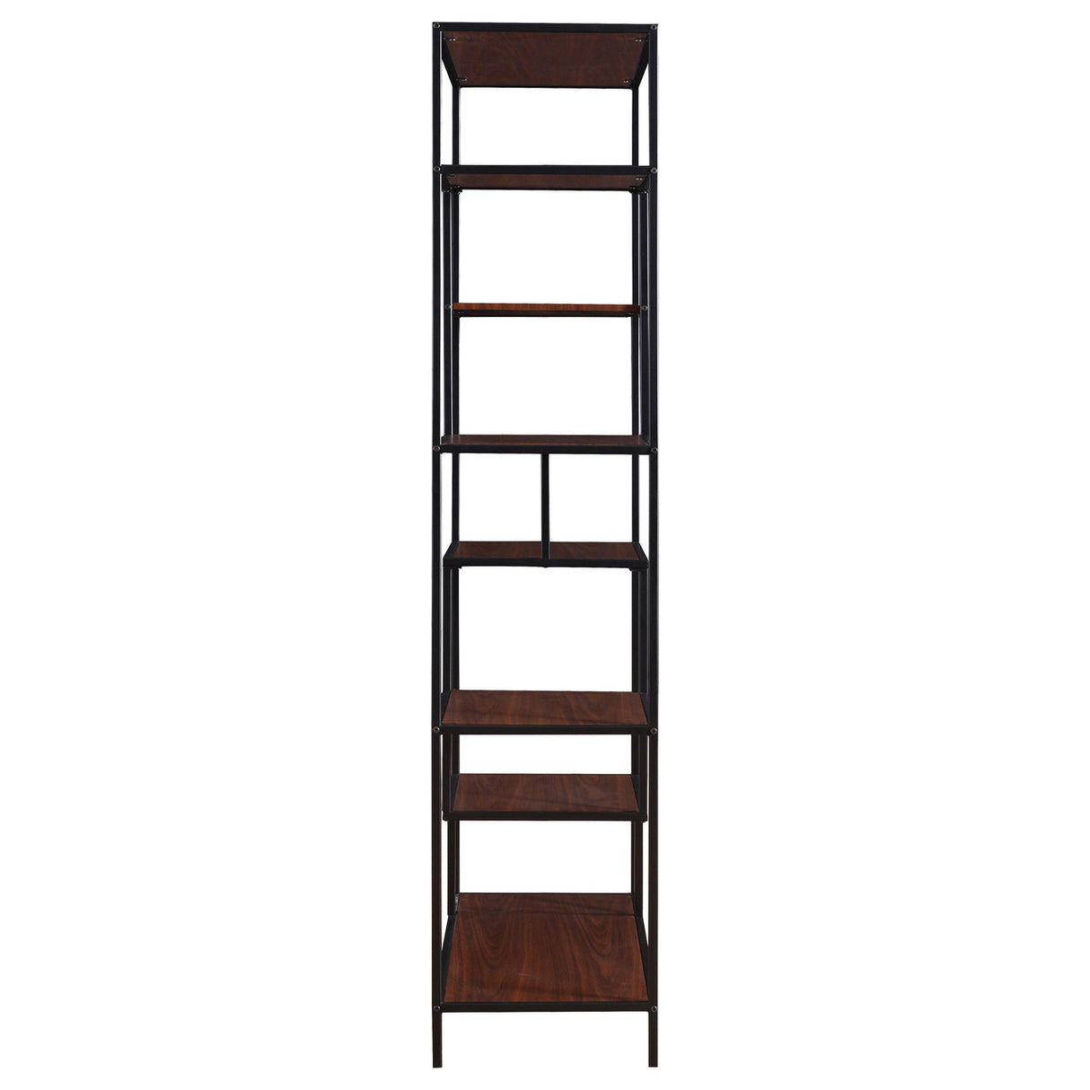 Asher 7-shelf Bookcase Walnut