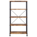 Analiese 4-shelf Bookcase Antique Nutmeg