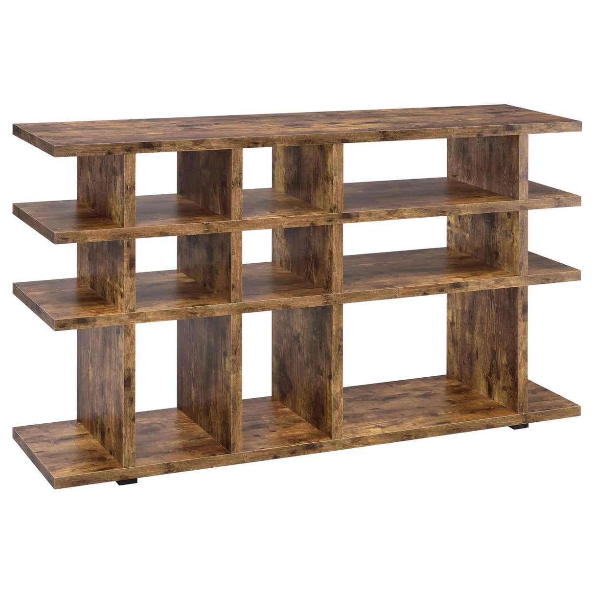 Santos 3-tier Bookcase Antique Nutmeg