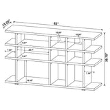 Santos 3-tier Bookcase Antique Nutmeg