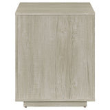 Loomis 3-drawer Square File Cabinet Whitewashed Grey