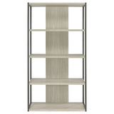 Loomis 4-shelf Bookcase Whitewashed Grey (Grey)