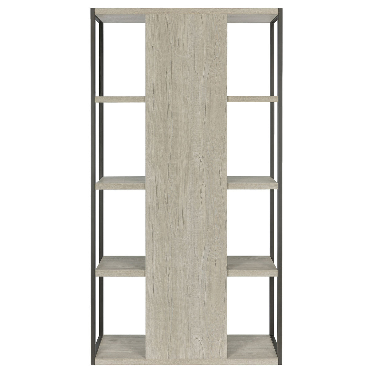 Loomis 4-shelf Bookcase Whitewashed Grey (Grey)