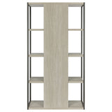 Loomis 4-shelf Bookcase Whitewashed Grey (Grey)