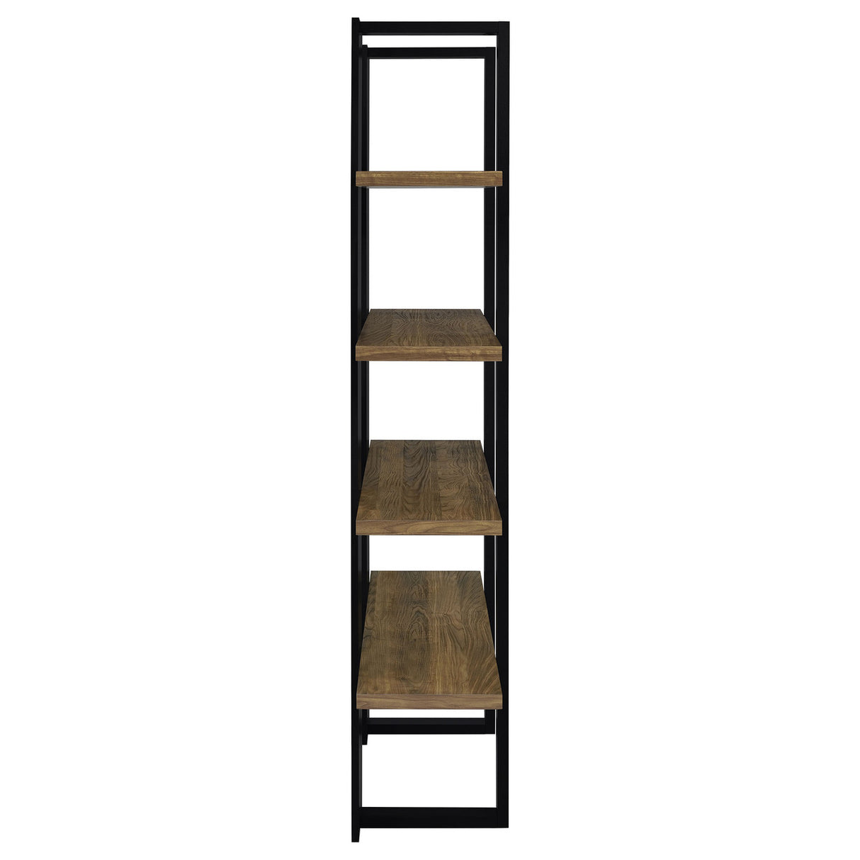 Danbrook Bookcase with 4 Full-length Shelves (Black)