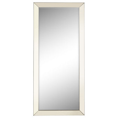 Barnett Rectangular Floor Mirror Silver