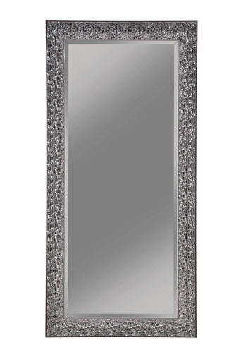 Rollins Rectangular Floor Mirror Black