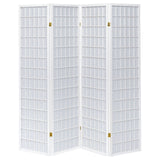 Roberto 4-panel Folding Screen White