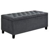 Samir Lift Top Storage Bench Charcoal