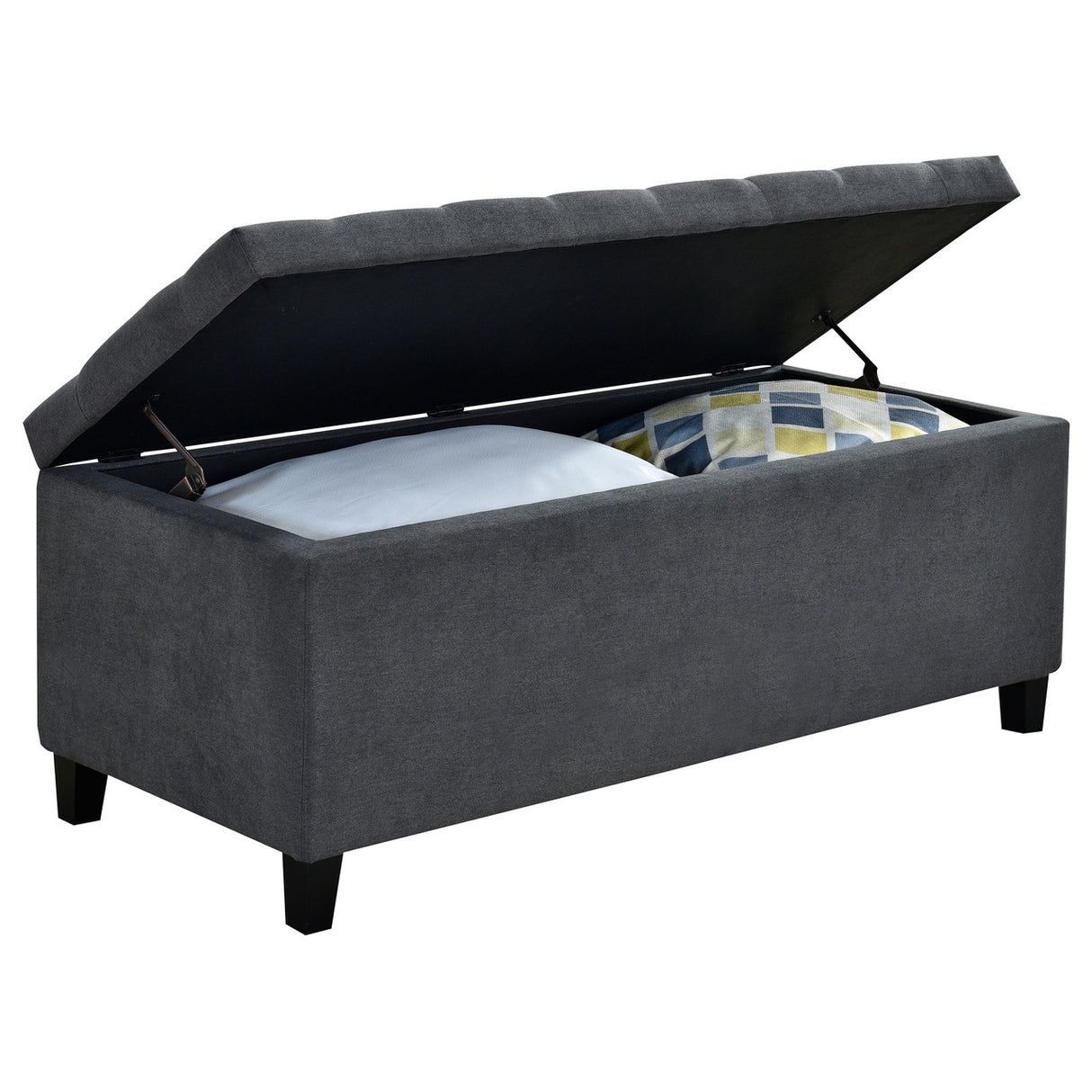 Samir Lift Top Storage Bench Charcoal