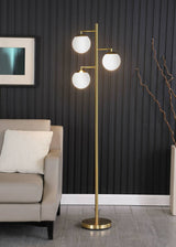 Sena Trio Tree Floor Lamp Gold