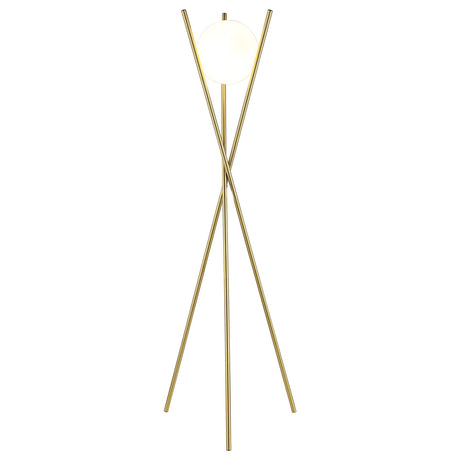 Yamileth Tripod Floor Lamp Gold