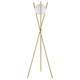 Yamileth Tripod Floor Lamp Gold