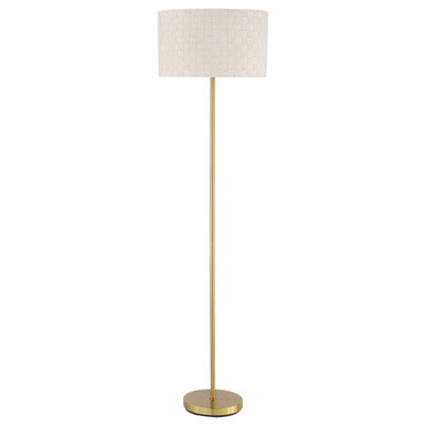 Ramiro Drum Shade Floor Lamp Gold