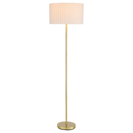 Ramiro Drum Shade Floor Lamp Gold