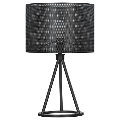 Chapin Metal Mesh Shade Table Lamp Matte Black