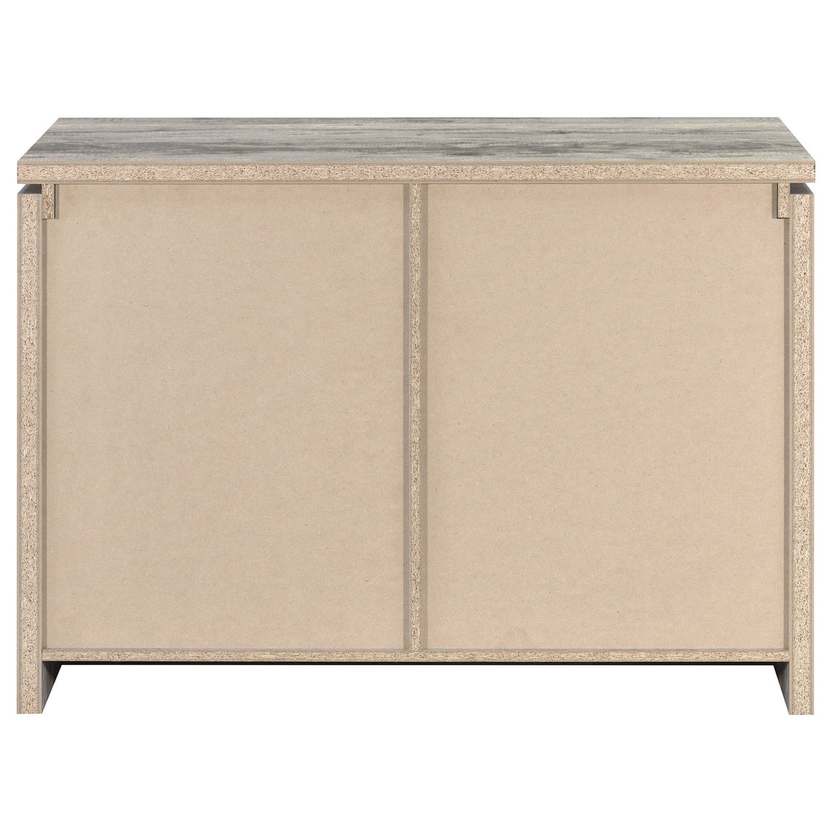 Enoch 2-door Accent Cabinet Grey Driftwood