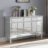 Duchess 5-drawer Accent Cabinet Silver