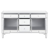 Duchess 5-drawer Accent Cabinet Silver