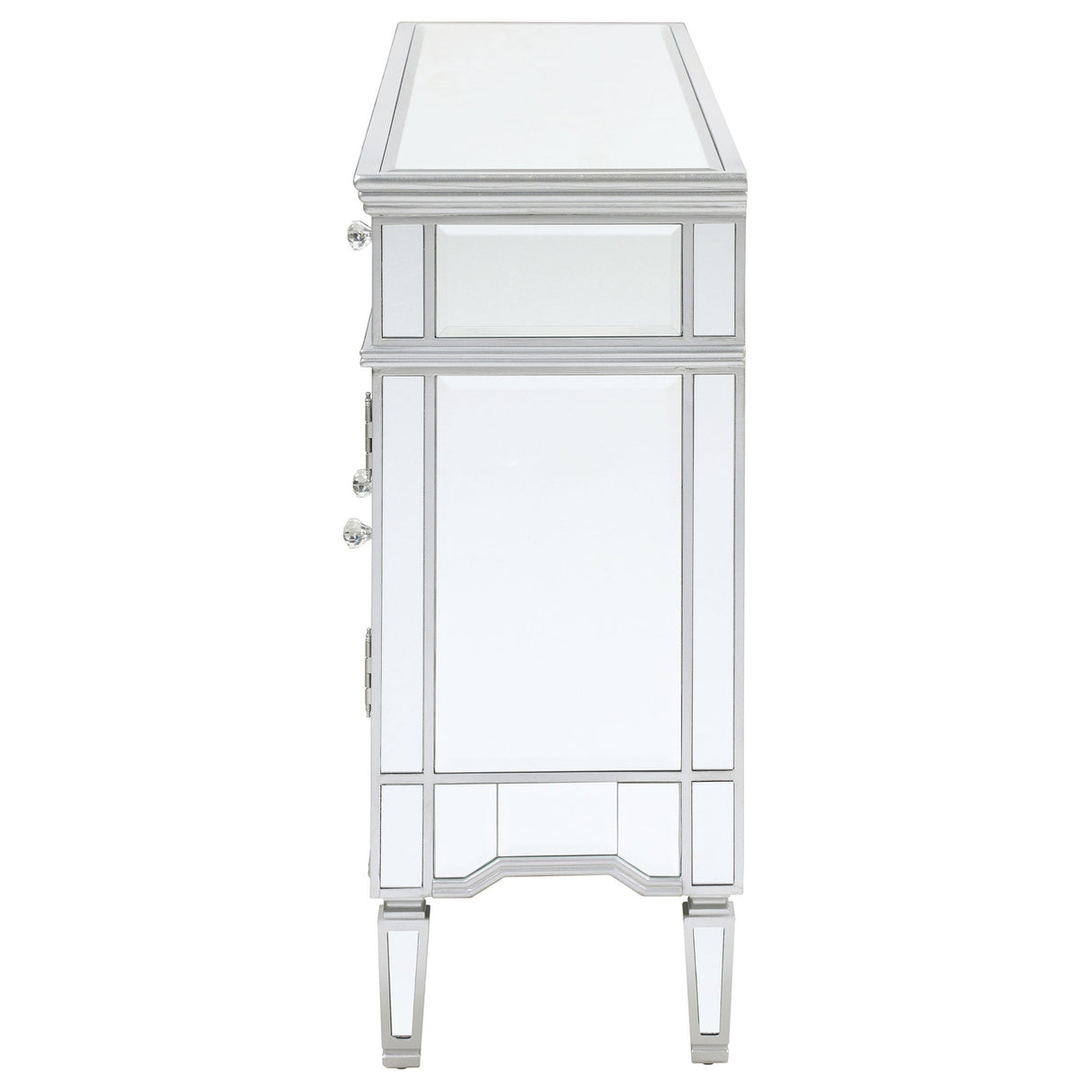 Duchess 5-drawer Accent Cabinet Silver