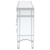 Duchess 5-drawer Accent Cabinet Silver