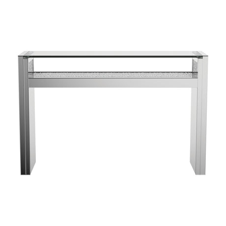 Edna 1-shelf Console Table Silver