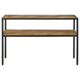 Quince Console Table with Open Shelf Natural