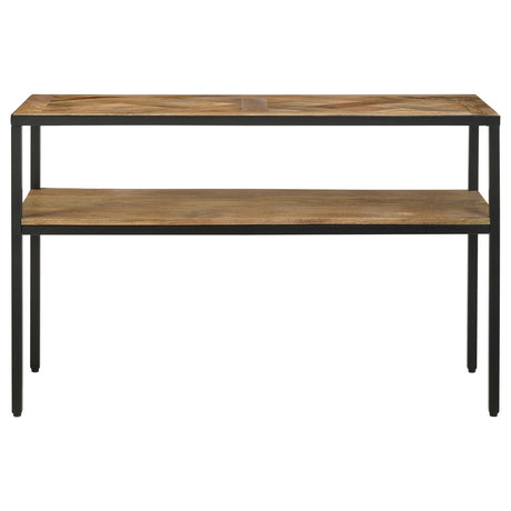 Quince Console Table with Open Shelf Natural