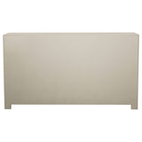 Toula 4-door Accent Cabinet Smoke and Champagne