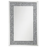 Valerie Crystal Inlay Rectangle Wall Mirror