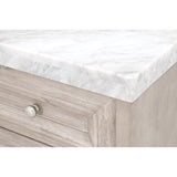 Essentials For Living Traditions Azure Carrera Media Chest 6154.NG-BSTL/WHT