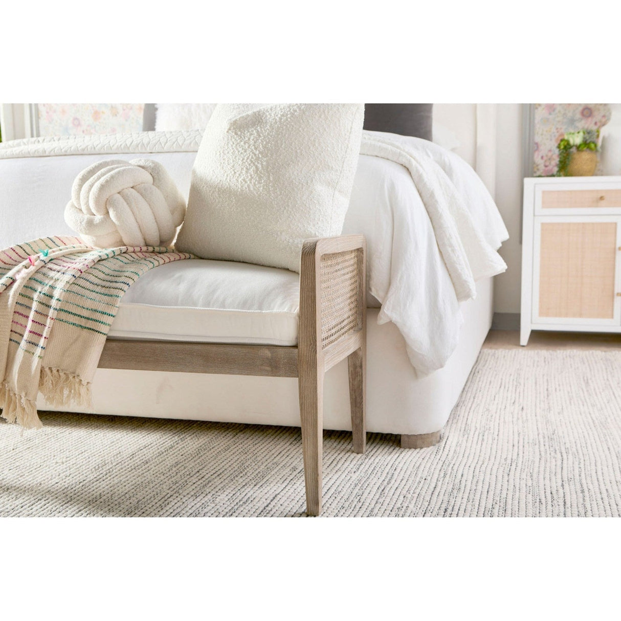 Essentials For Living Stitch & Hand - Dining & Bedroom Balboa Cal King Bed 7128-2.LPPRL/NG