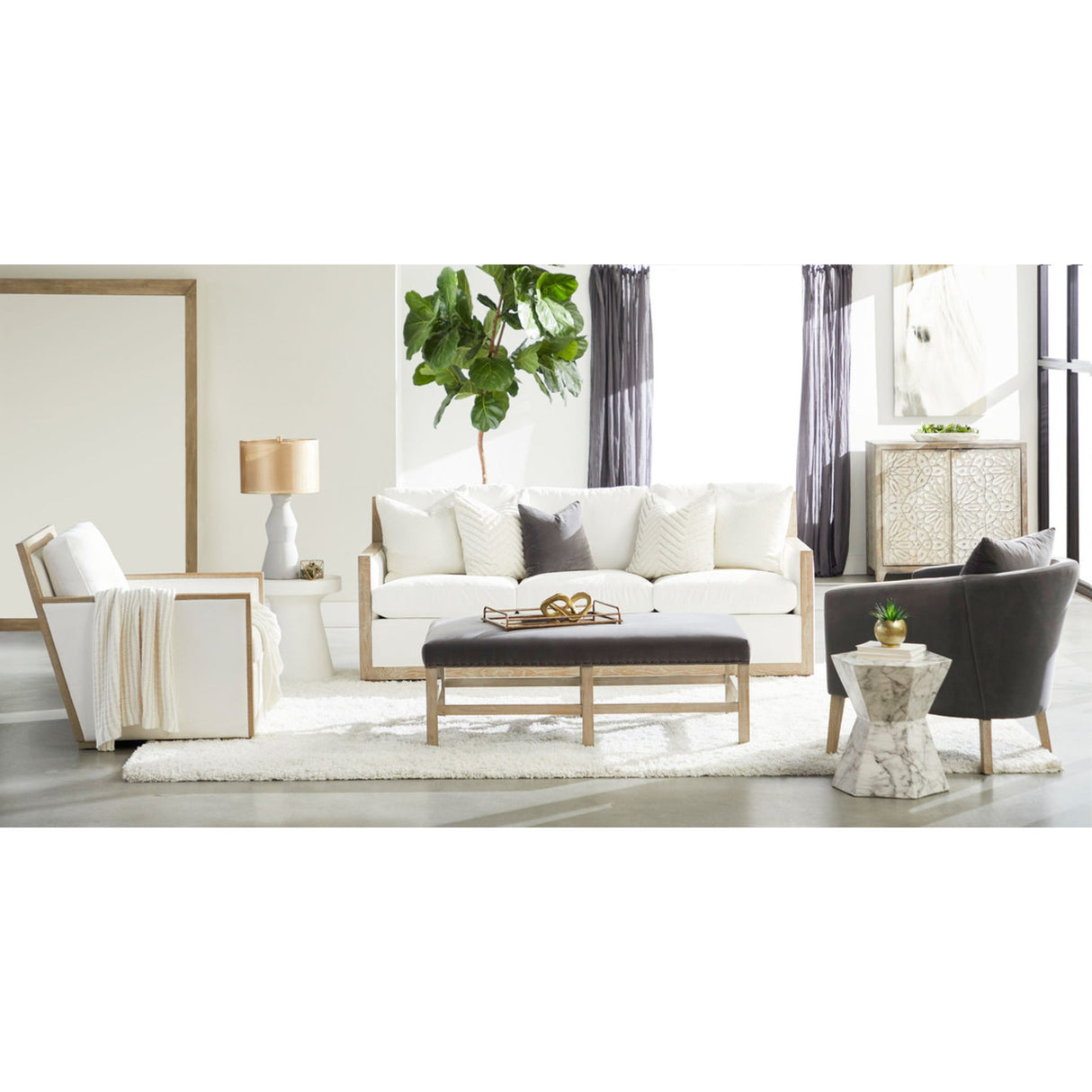 Essentials For Living District Bento Accent Table 4610.IVO-MAR