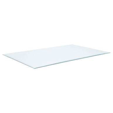 72x42" 8mm Rectangular Glass Table Top Clear