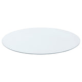 54" 8mm Round Glass Top Clear